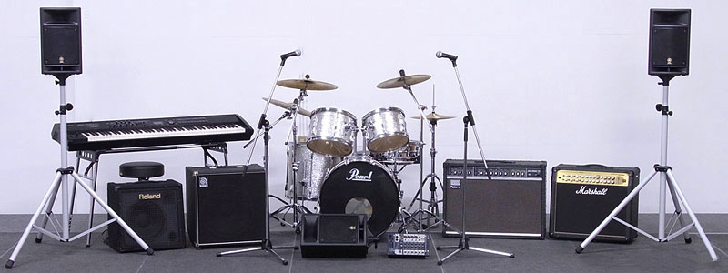 PA音響システム、バンドセット